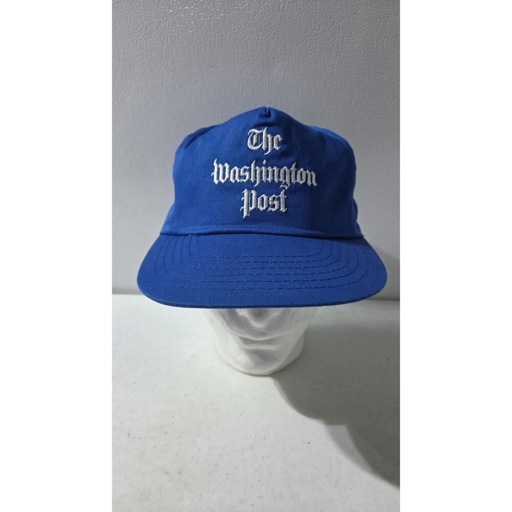 Vintage The Washington Post Snapback Blue Hat